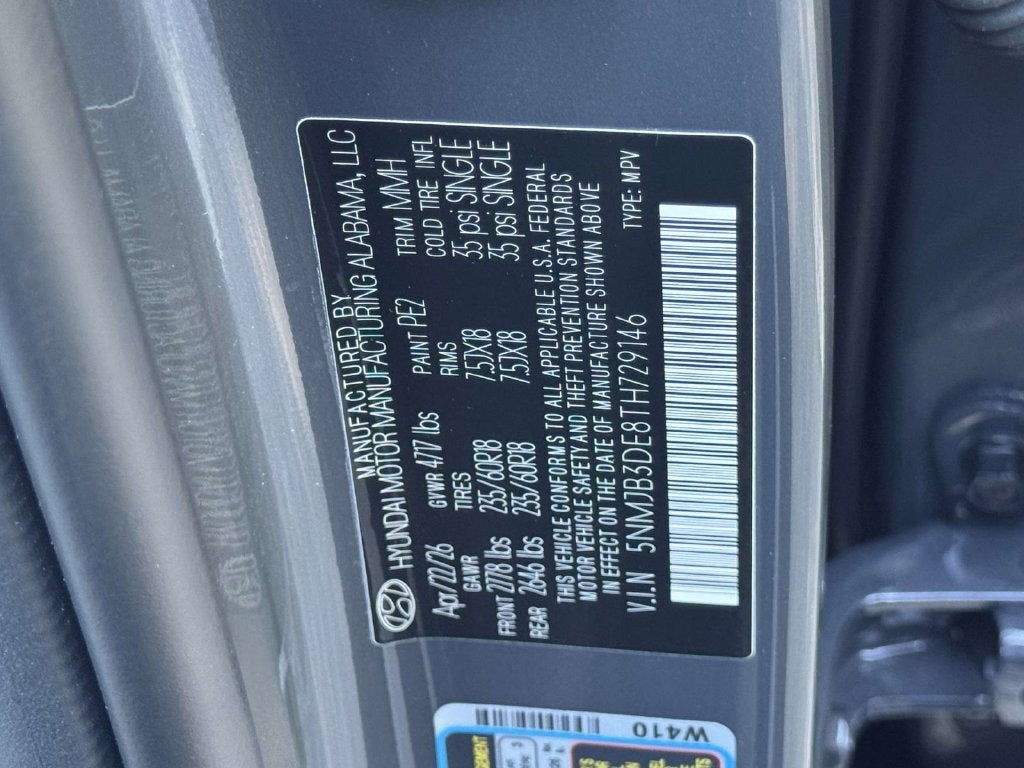 2026 Hyundai TUCSON SEL