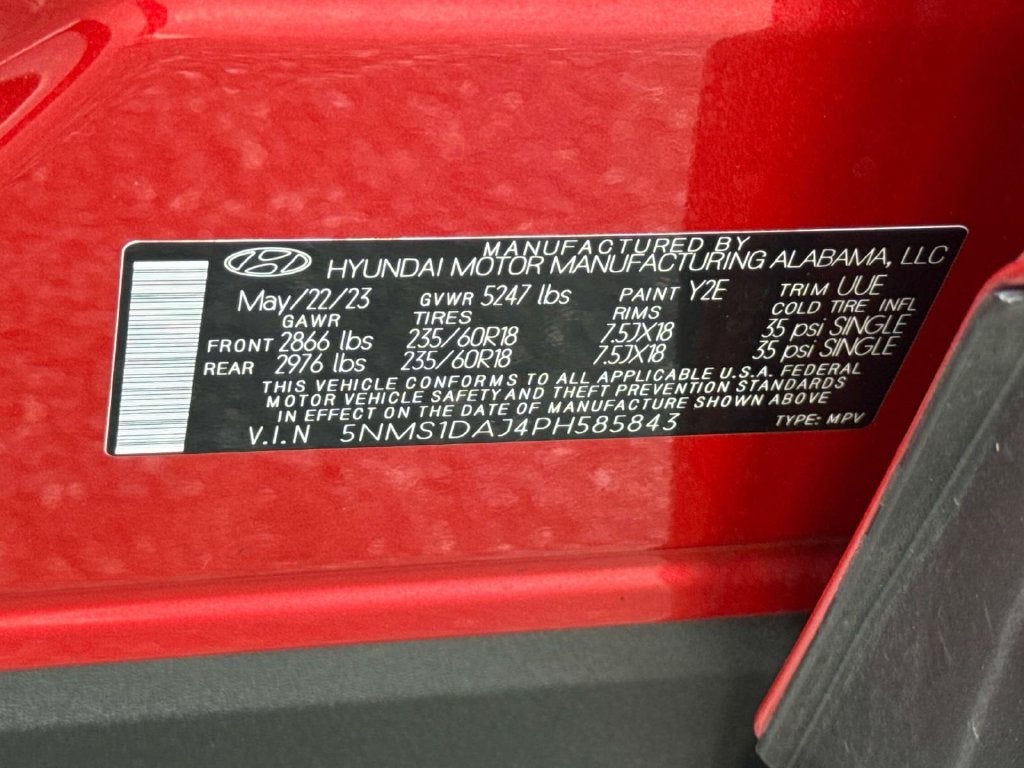 2023 Hyundai SANTA FE SE