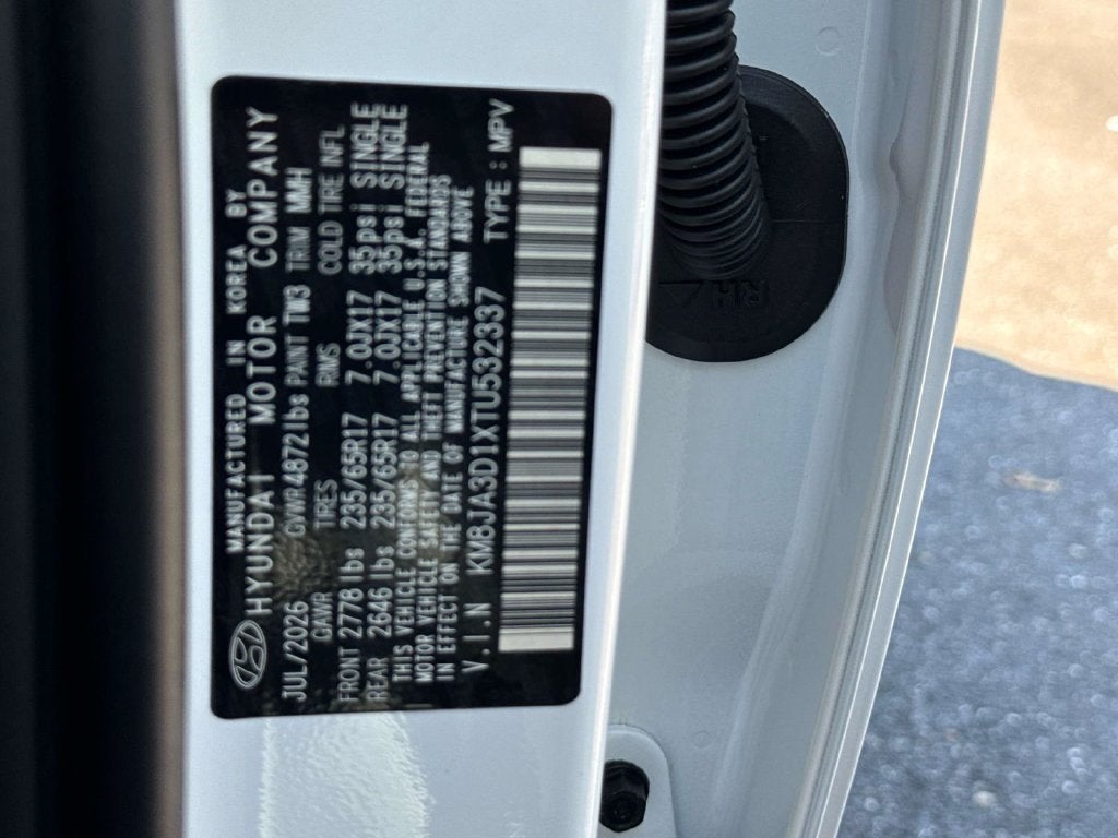 2026 Hyundai TUCSON HYBRID SE