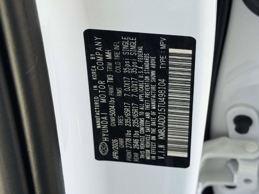 2026 Hyundai TUCSON HYBRID Blue SE