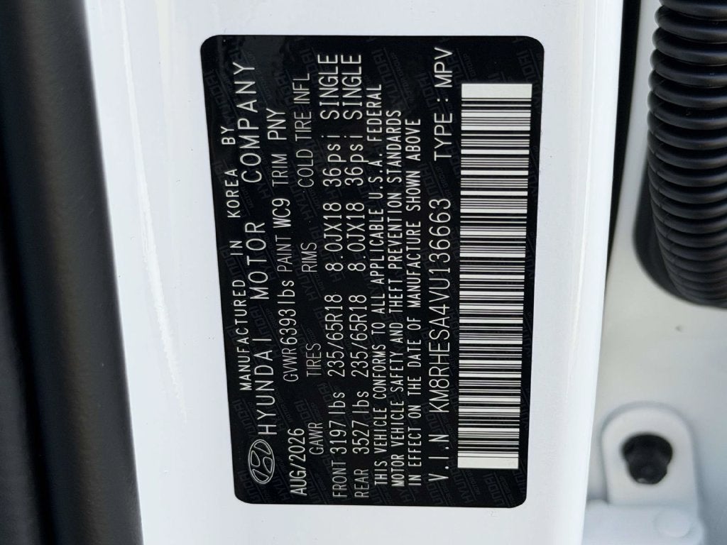2027 Hyundai PALISADE HYBRID SEL Premium 7 Passenger