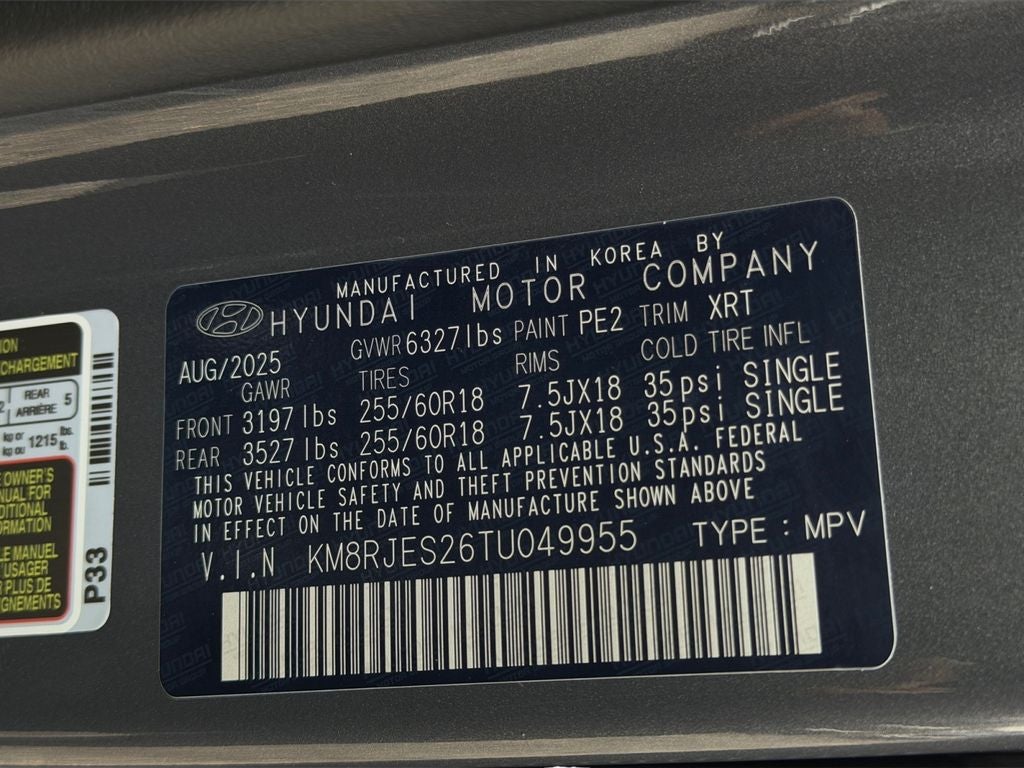 2026 Hyundai Palisade XRT Pro