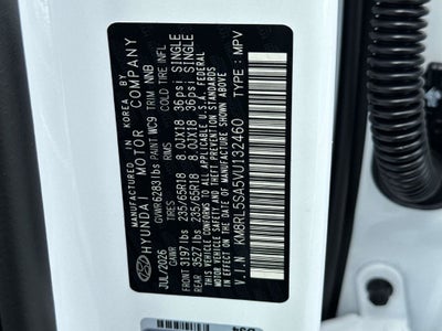 2027 Hyundai PALISADE HYBRID Blue SEL 8 Passenger