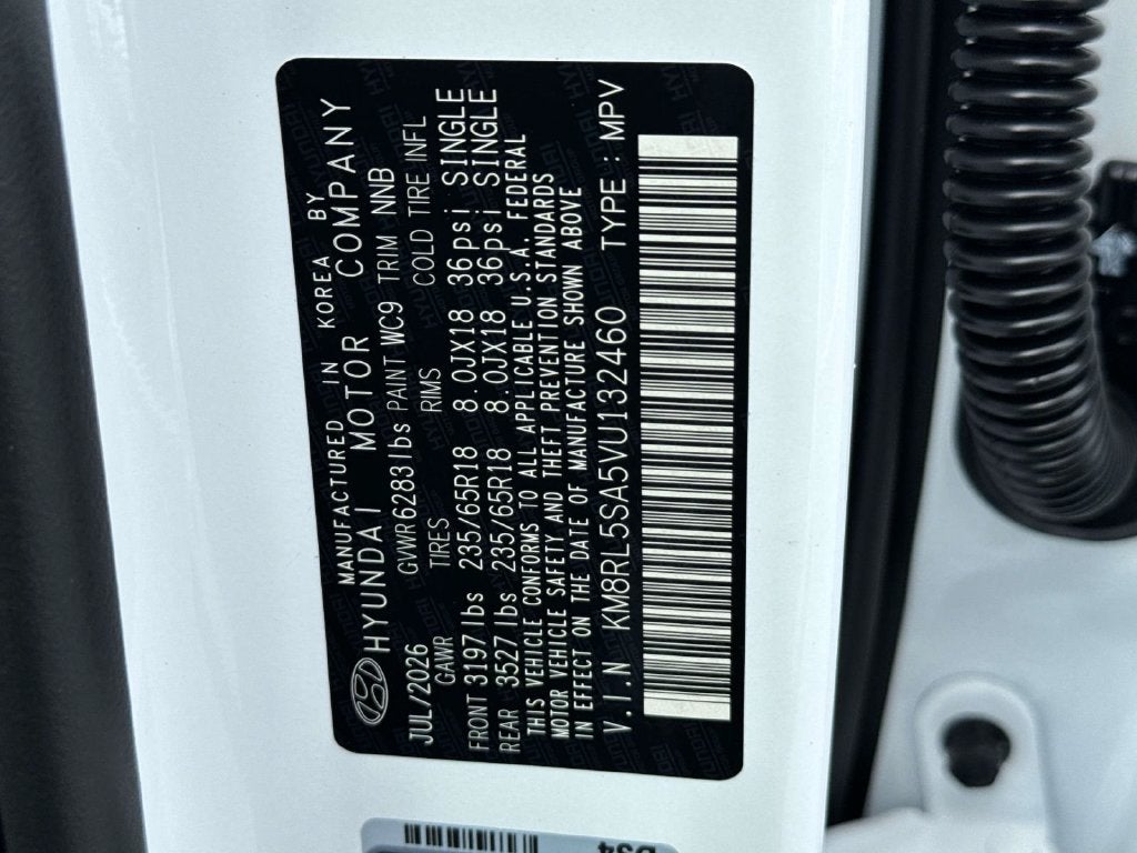 2027 Hyundai PALISADE HYBRID Blue SEL 8 Passenger