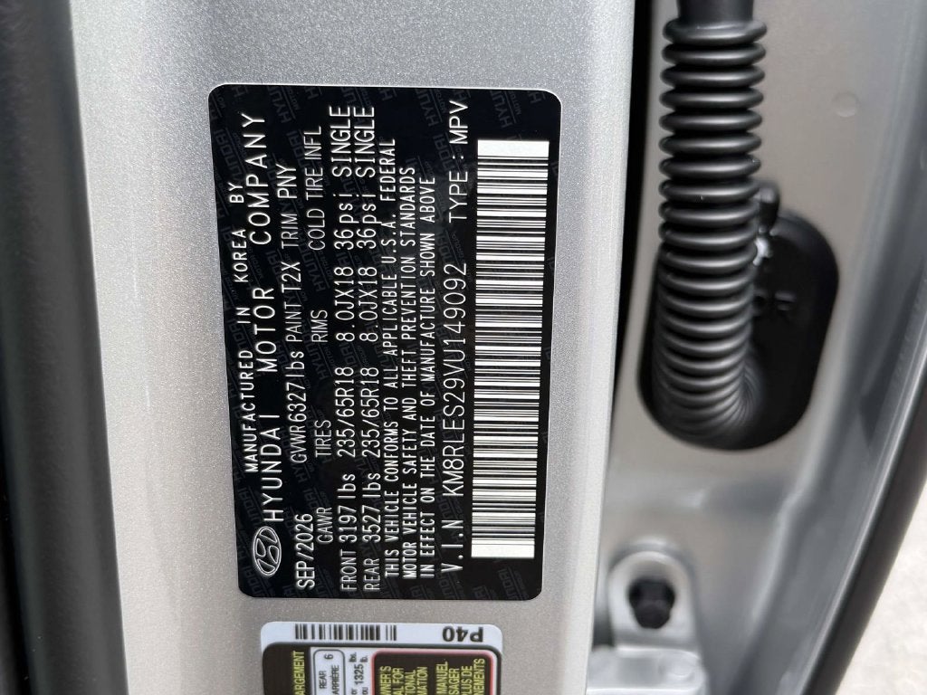 2027 Hyundai PALISADE SEL 8 Passenger