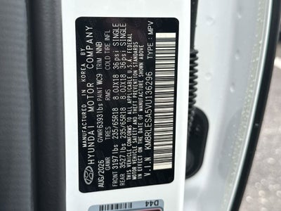 2027 Hyundai PALISADE HYBRID SEL 8 Passenger