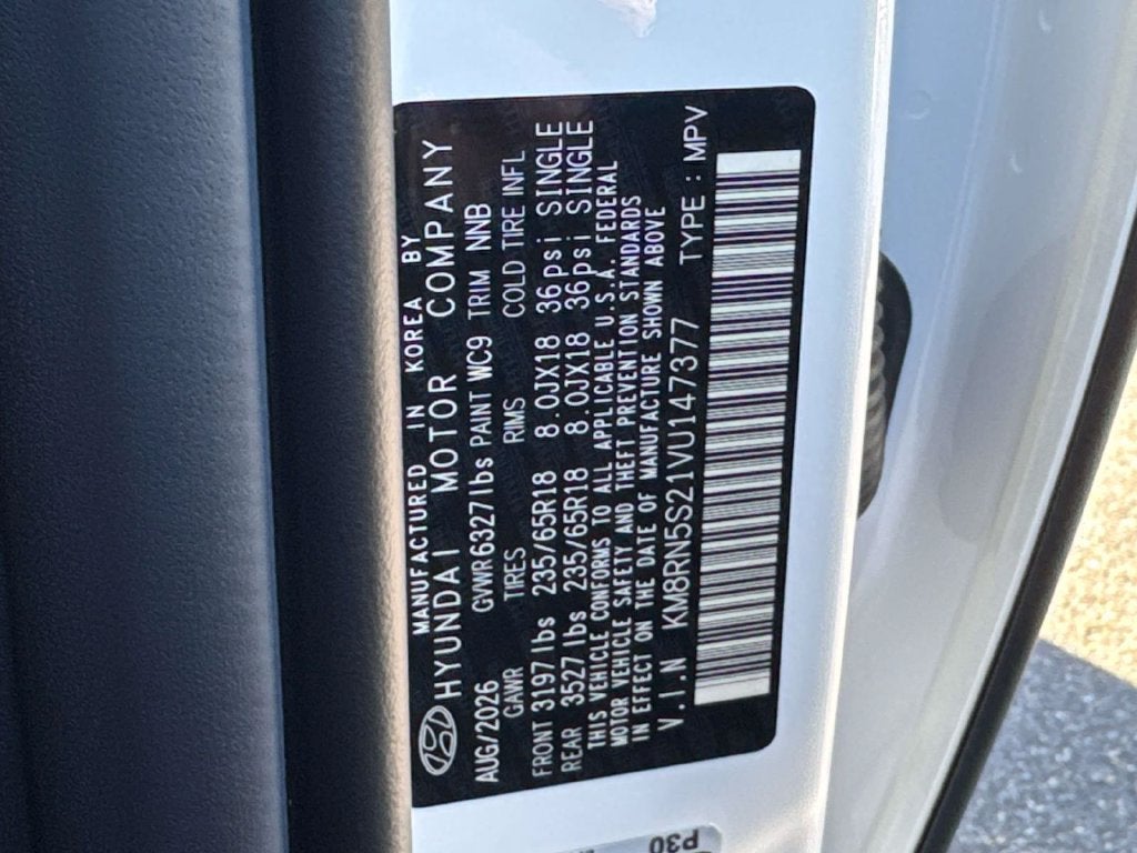 2027 Hyundai PALISADE SEL Premium 7 Passenger