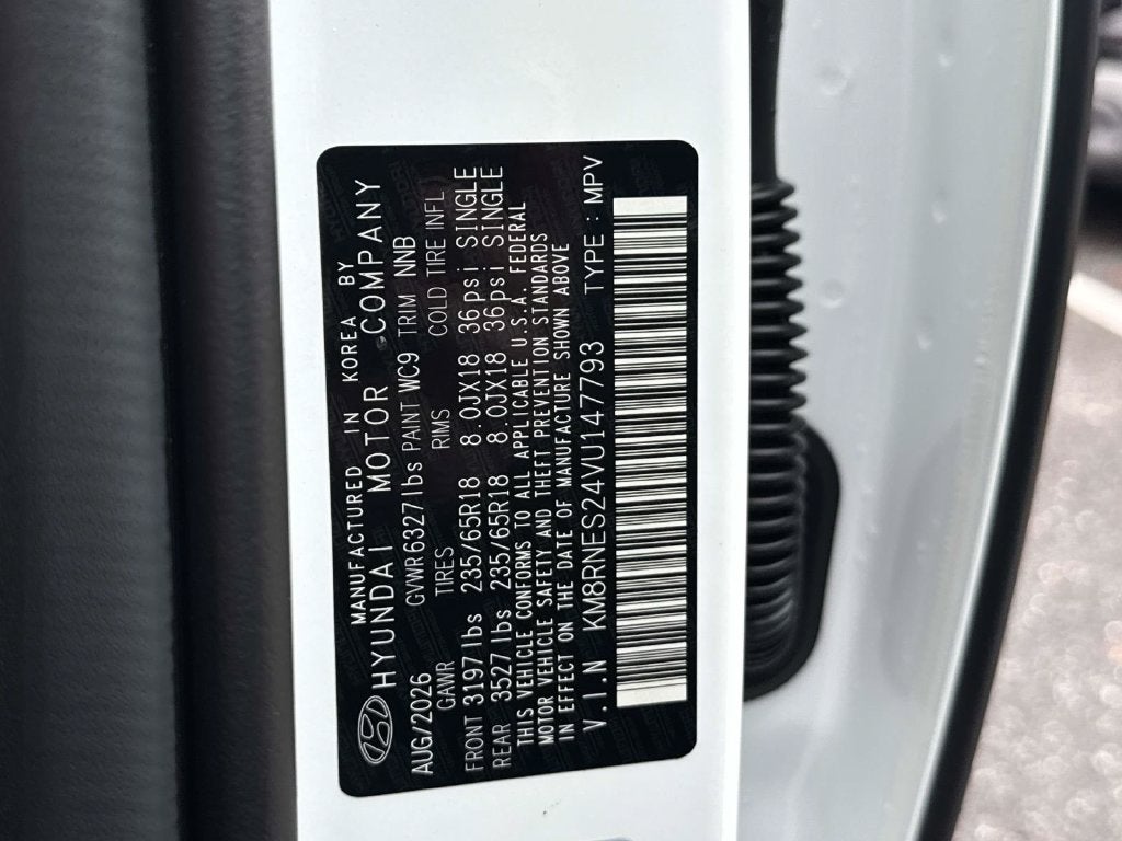 2027 Hyundai PALISADE SEL Premium 7 Passenger