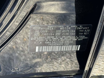 2027 Hyundai SONATA HYBRID Limited