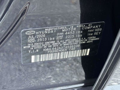 2026 Hyundai SONATA SEL Sport