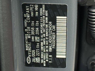 2026 Hyundai ELANTRA SE