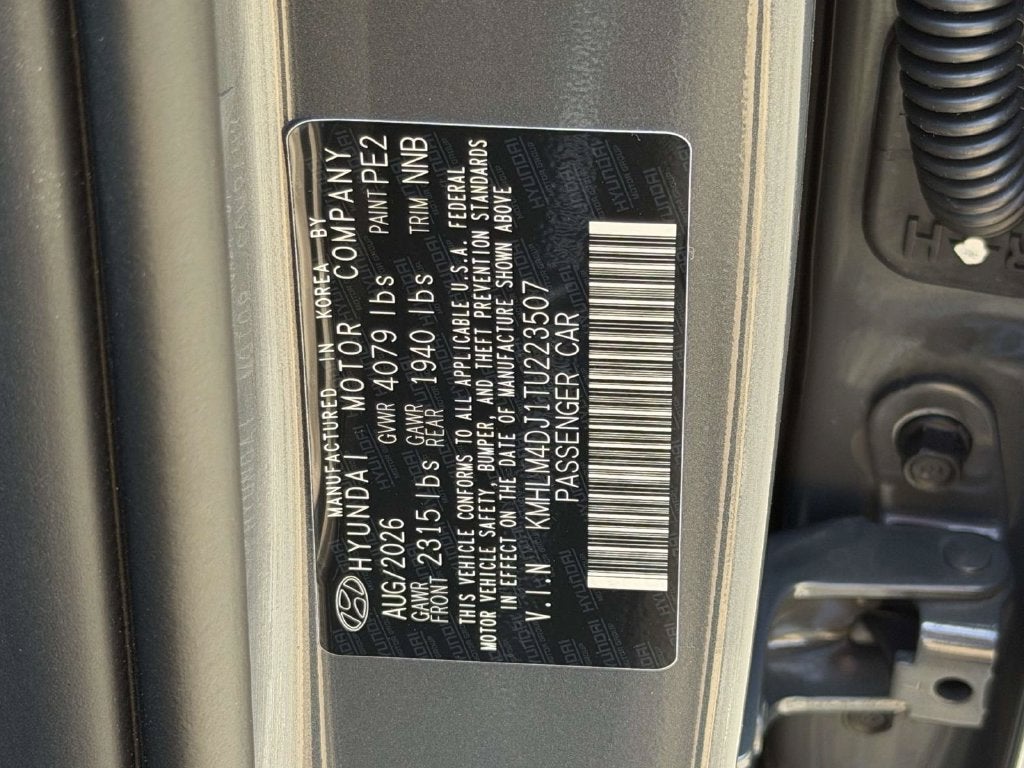 2026 Hyundai ELANTRA HYBRID Blue