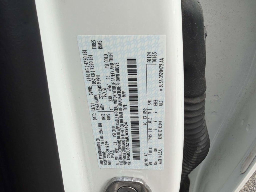 2021 Ford Escape Titanium Hybrid