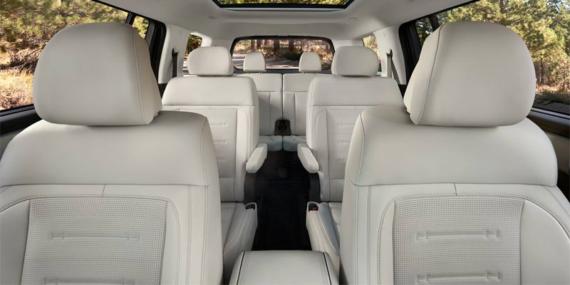 Hyundai Santa Fe spacious three-row interior seating