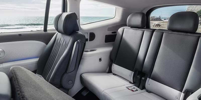 Hyundai IONIQ 9 second and third row passenger seating