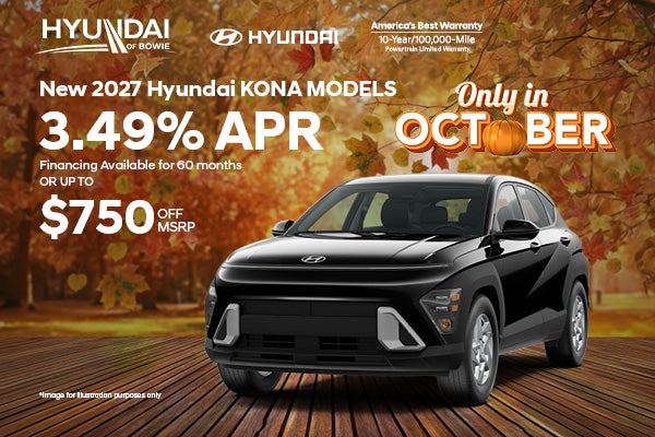 New 2027 Hyundai Kona Models