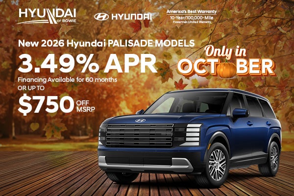 New 2026 Hyundai Palisade Models