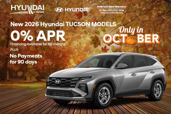 New 2026 Hyundai Tucson Models